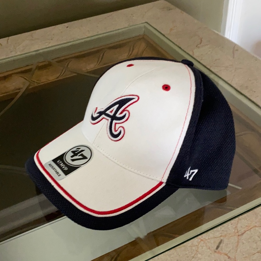COPY - ‘47 BRAND 2021 WORLD SERIES WINNERS ATLANTA BRAVES MVP ADJUSTABLE BASEBA…